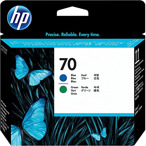 Cabeça de impressão HP 70 C9407A Azul e Verde HP - Cabeças de impressão - azul, verde, inkjet