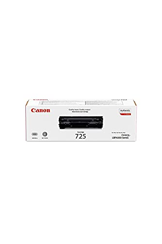 Toner CANON 725 Preto (LBP6000 - 2000 páginas) Canon - Cartuchos de toner e jato de tinta - laser, 1600 páginas, preto, canon lbp-6000