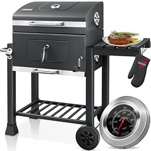 Churrasco a carvão KESSER 10.000 BTU (1000 W) KESSER - Aquecedores de pratos e travessas - 10.000 BTU, 1000 W, preto, portátil