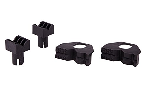 Wolfcraft 6174000 4peça(s) acessório para berbequim (Acessórios para Ferramentas Eléctricas) Wolfcraft - Acessórios para brocas e parafusadeiras - 4 peças, acessório, berbequim, 20 mm, mordazas de plástico