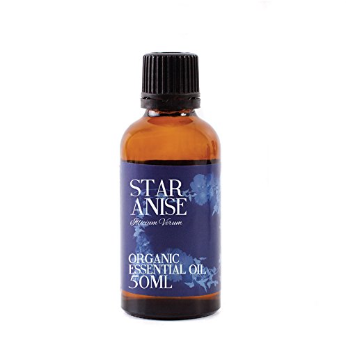 Óleo Essencial ORGANIC BY NATURE Star Anise (50 ml) Mystic Moments - Óleo de massagem - óleo essencial, star anise, 50 ml