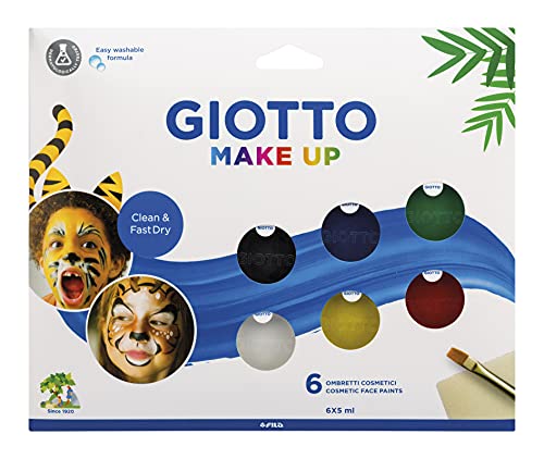 Conjunto de Maquilhagem GIOTTO F476300 (5 ml) Giotto - Maquiagem de fantasia e palco - maquilhagem, 5 ml, dermatologicamente testada, cores clássicas
