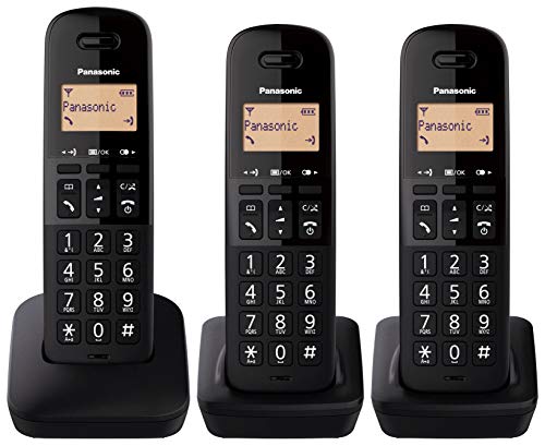 Telefone PANASONIC KX-TGB613 Preto (Telefone Sem Fio) Panasonic - Telefonia - telefone, PANASONIC, kx-tgb613, preto, sem fio