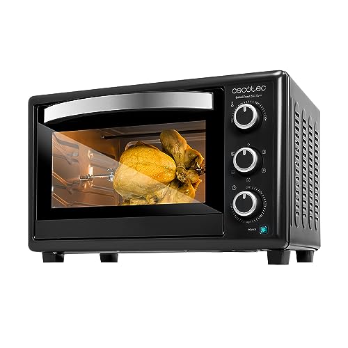 Torradeira CECOTEC Bake&Toast 3090 Black Gyro Cecotec - Eletrodomésticos de cozinha - 1500 w, 30 L, grill