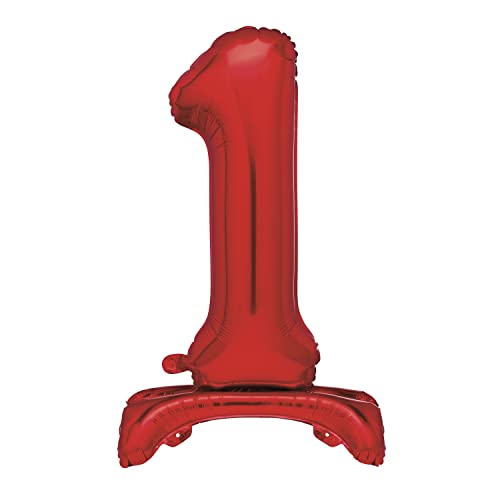 Globo UNIQUE NUMBER ONE (Vermelho - Poliéster) Unique Party - Balões - vermelho, poliéster