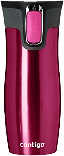 Garrafa Térmica Contigo West Loop Roxo 470 Ml Contigo - Porta-alimentos e bebidas - inox, 470 ml, roxo
