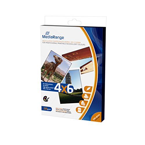 Papel Fotográfico MRINK 104 Glossy Photo Paper MediaRange - Papel de impressora e copiadora - glossy, foto, papel