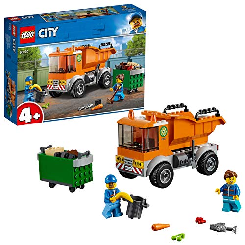 LEGO City 60220 Garbage Truck (Jogos de Construção) LEGO - Blocos de encaixe - lego city, garbage truck, jogos de construção, veículo de trabalho, pequenos construtores