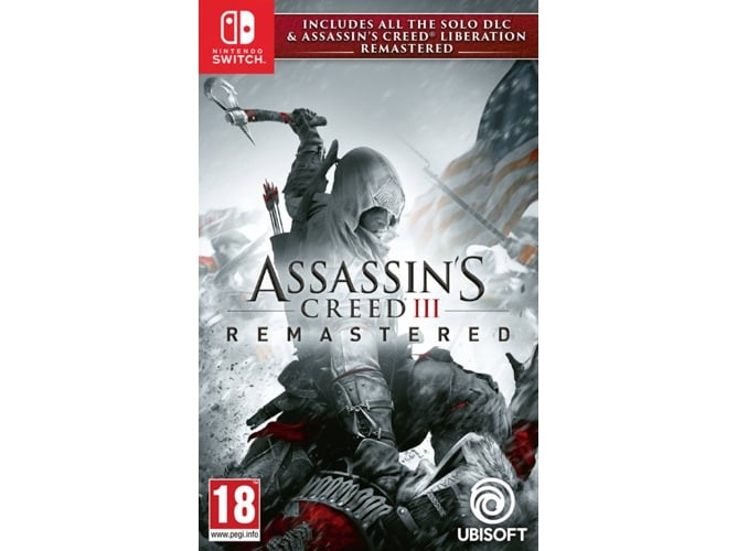 Jogo Nintendo Switch Assassin's Creed 3 Remastered + Assassin's Creed Liberation Ubisoft - Software de jogos de vídeo - jogo, nintendo switch, assassin's creed 3 remastered, assassin's creed liberation