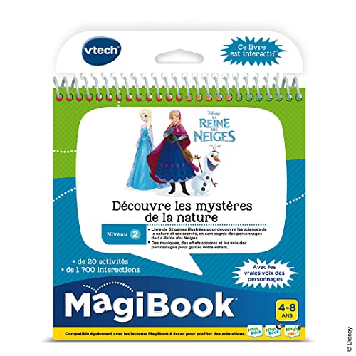Jogo Didático VTECH MagiBook La Reine Des Neiges 2 - Découvre les mystères de la nature (Idade Mínima: 3) VTech - Livros - educativo, desenvolve capacidades, idade mínima: 3