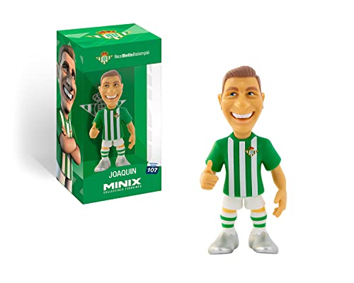 Figuras de Futebol MINIX FC Real Betis - Joquin (Idade Mínima Recomendada: 3 anos) Minix - Bonecos de ação e brinquedo - figura, futebol, real betis, joaquín, pvc, bola