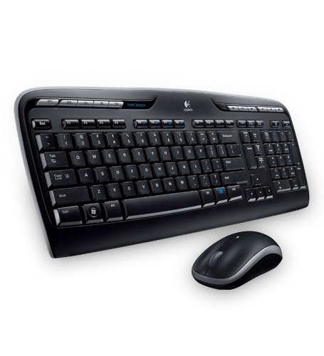 Teclado Wireless Logitech MK320 Preto (Acessório Informática e Tel.) Logitech - Conjuntos de acessórios de computador - wireless, teclado, logitech