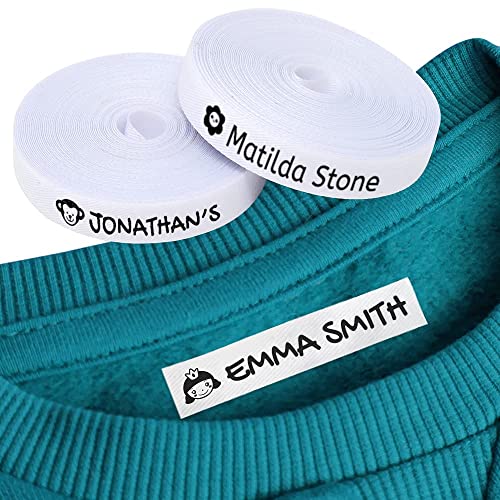 Etiquetas Adesivas com Nome e Icone para Roupa Infantil - 100 Unidades Haberdashery Online - Enfeites e acabamentos - nome, icone, roupa infantil, 100 unidades