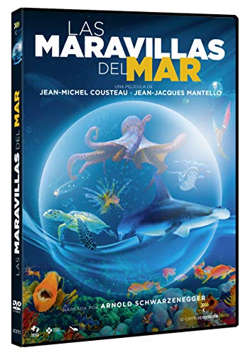 DVD Las Maravillas Del Mar (Edición en Español) (Edição em Espanhol) KARMA FILMS - Dvds e vídeos - documentário, Arnold Schwarzenegger, ecossistemas marinhos, família Cousteau