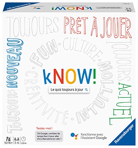 Jogo de tabuleiro RAVENSBURGER Família (10 anos) Ravensburger - Jogos de tabuleiro - online, offline, 1600 perguntas, Google Assistant