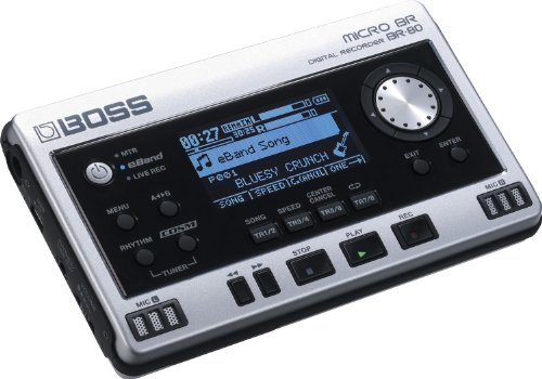 Gravador de Bateria Boss Katana-BR80 | Preto BOSS - Gravadores multitrack - gravador, bateria, boss katana-br80, preto