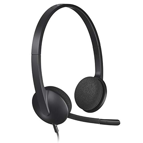 Auscultadores com Fio LOGITECH H340 (Com Microfone) Logitech - Fones de ouvido e headsets - com fio, microfone, logitech