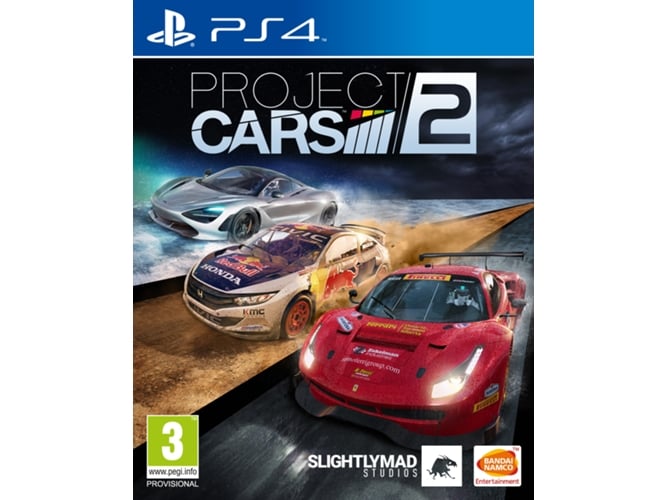 Jogo PS4 Project Cars 2 (M3 - Jogos de Simulação) Namco - Software de jogos de vídeo - ps4, jogos de simulação