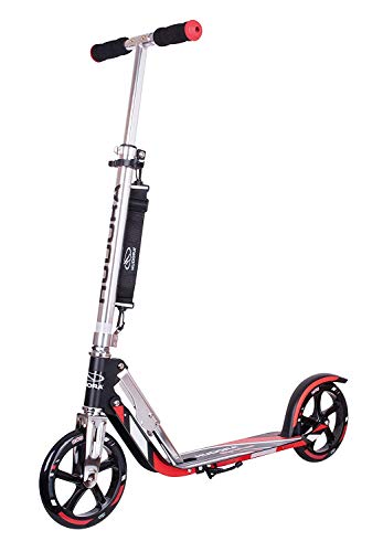 Trotinete Hudora Bigwheel 205-Rx Pro 2 em 1 Preto e Vermelho Hudora - Patinetes elétricos - trotinete, bigwheel, 205 rx pro, preto, vermelho