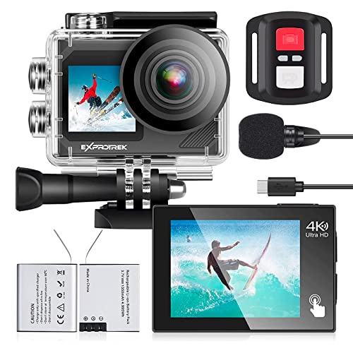 Action Cam EXPROTREK Exprotrek (4K - 12 MP - Até 100 min de autonomia) Exprotrek - Câmaras de vídeo - 4k, 12 mp, 30 fps, cmos