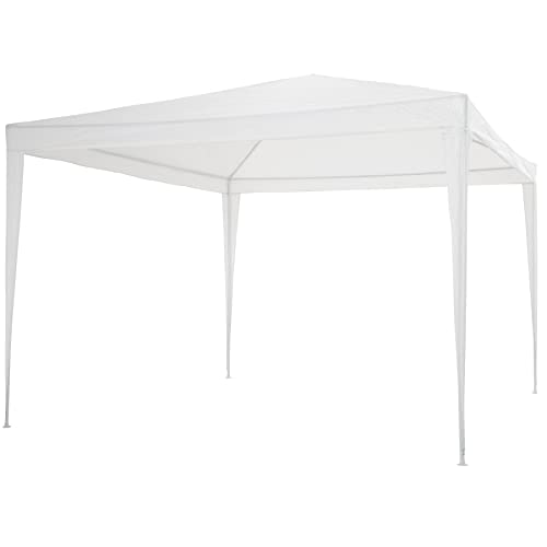 Tenda de Campismo TECTAKE (Branco - Algodão e Poliéster - 300x300x310 cm) TecTake - Móveis de exterior - 300x300x310 cm, metal, água resistente, uv proteção