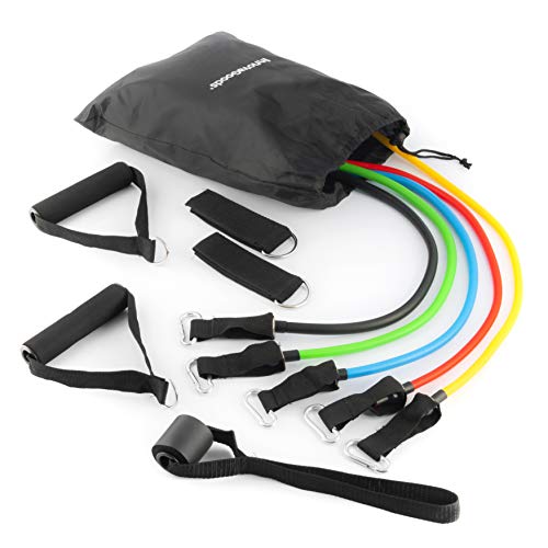 Conjunto de elásticos de resistência REBAINER InnovaGoods - Bandas de exercício - elástico, resistência, conjunto