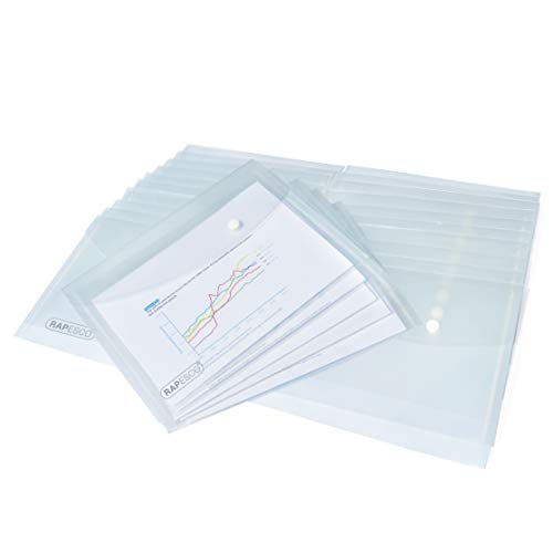 Pasta RAPESCO (A5 - Polipropileno - Transparente) Rapesco - Pastas e capas de relatório - pasta, rapesco, polipropileno, transparente