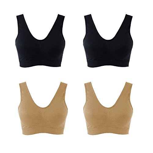 Brasileiras PREMAMA 4 Unidades (S) (Castanho - S) Home Health Spain - Camisas e tops - brasileiras, 4 unidades, castanho