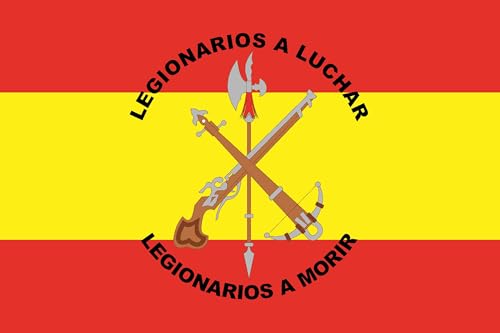 Bandeiira DURABOL Bandeira Legion Espanhola 150 X 90 Cm Sate Durabol - Bandeiras e cataventos - bandeira, legião espanhola, poliéster, durável