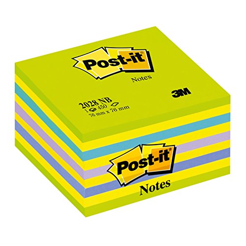 Bloco de Notas Autocolante POST-IT Super Sticky 76X76mm (Multicor) Post-It - Notas autoadesivas - autocolantes, super sticky, 76x76mm, multicor
