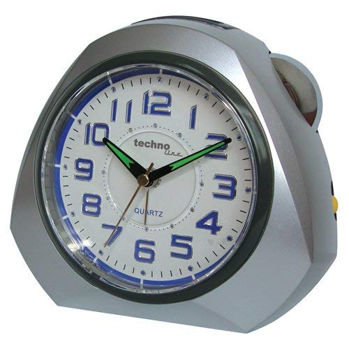 Relógio Despertador TECHNOLINE XXL (Preto) Technoline - Relógios despertadores - led, snooze, cronómetro, calendário