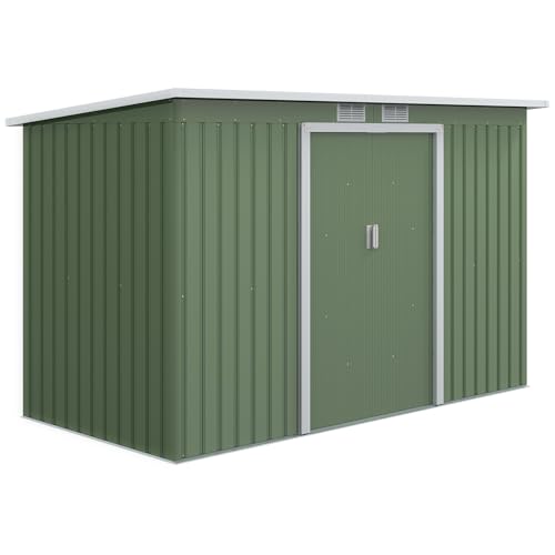 Cobertura de Jardim Outsunny | 280x130x172 cm - Verde Outsunny - Construção - 280x130x172 cm, verde, ventilação