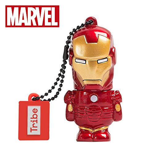 Pen USB TRIBE Iron Man (16 GB - USB 2.0) Tribe - Pen drives usb - 16 gb, usb 2.0, tampa, borracha