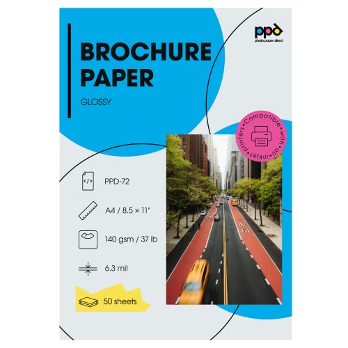 Papel Fotográfico Duplo Liso Brilhante A4 140G/M² 50 Folhas Photo Paper Direect - Papel de impressora e copiadora - papel fotográfico, duplo liso brilhante, a4, 140g/m2, 50 folhas