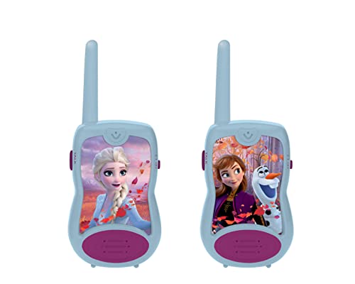 Walkie-Talkies Frozen - O Reino do Gelo - Lexibook Lexibook - Rádios bidirecionais - walkie-talkies, congelados, rádio, alcance 100 metros, design ergonômico, antena flexível