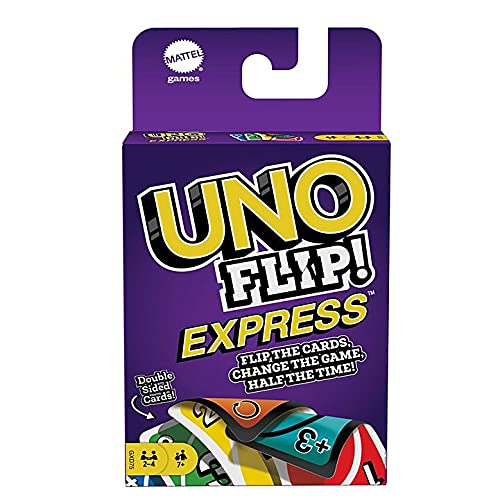 Jogo de cartas MATTEL GAMES UNO Flip Express (6 anos) Mattel Games - Jogos de cartas - 6 anos, 2 modos, uno flip, express