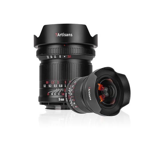 Objetiva 7ARTISANS Full Frame 9mm F5.6 (Encaixe: Canon EF - Abertura: f/22 - f/5.6) 7artisans - Lentes de câmera - canon ef, f/22, f/5.6