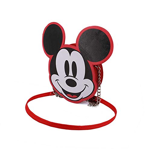 Mochila DISNEY Mickey Mouse Iconic Wide Chain KARACTERMANIA - Bolsas - compartimento central, alça para ombro, corrente, dimensões