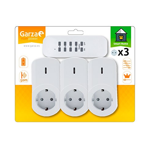 Tomada Inteligente GARZA 430060 (3680 W - 230 V) Garza - Fios de extensão - inteligente, 3680 w, 230 v, 3 tomas
