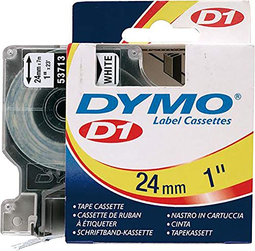 Fita para Etiquetadora DYMO S0720510 Preto sobre Branco DYMO - Fitas de etiquetas e recargas - preto sobre branco, etiquetadora, 64 g