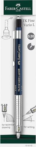 Lapiseira FABER-CASTELL Tk Fine Vario Azul Faber-Castell - Lápis - puntais metálicos, mina elástica, mina rígida, goma borrador