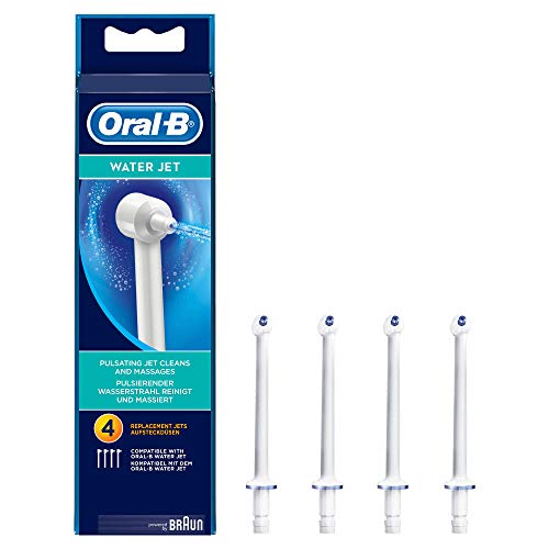Cabeça de Irrigação ORAL B Water Jet 4 Unidades Oral-B - Acessórios para escova de dentes - water jet, duas posições, compatível Oral-B