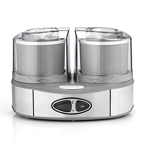 Máquina de Gelado CUISINART ICE40BCE (Capacidade: 1 L - Preto) CUISINART - Máquinas de fazer gelados - 1 l, 20 min, inox, 2 taças