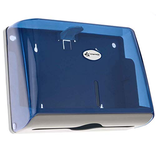 Suporte para papel higiénico PRIMEMATIK 001-0001 PrimeMatik.com - Porta-papel higiênico - design moderno, plástico ABS, resistente a riscos, fácil de limpar