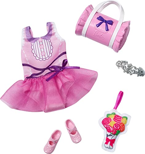 Barbie - Conjunto de roupa para crianças (Idade mínima recomendada: 3 anos) Barbie - Acessórios para bonecas e figuras de ação - conjunto, roupa, crianças, idade mínima 3 anos