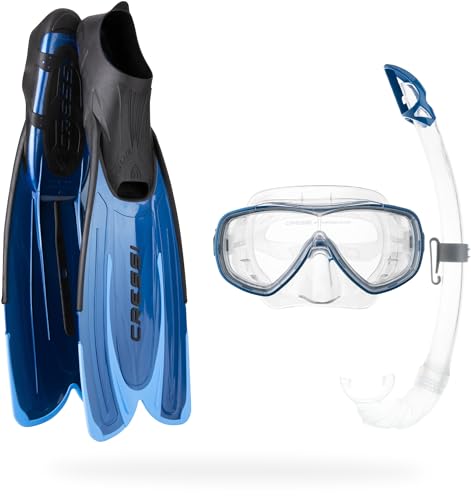 Conjunto de mergulho para crianças CRESSI Azul CRESSI-SUB - Máscaras de mergulho e snorkeling - conjunto, mergulho, crianças, cressi