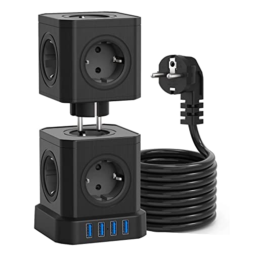 Extensão Elétrica VOOMY 12-in-1 Prise Cube Voomy - Filtros de linha e supressores de surtos - extensão elétrica, voomy, prize cube, 12-in-1