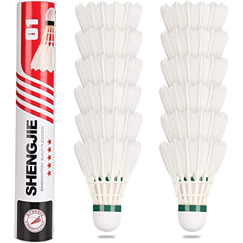 Conjunto 2 Bolas PHILONEXT Badminton (Branco) PhilonextOfficial - Penas de pena - borracha, branco, durável, resistente