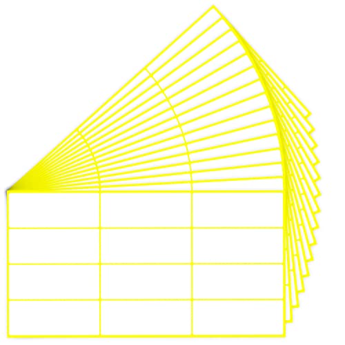 Pack 180 Etiquetas para Impressora Láser O5O2 - Etiquetas e tags - etiquetas, impressora laser, 180 unidades, papel branco, papel preto, laminado