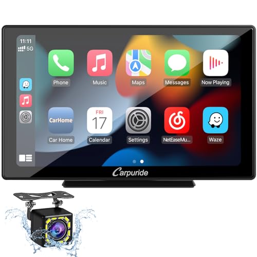 Rádio CARPURIDE 9'' (Bluetooth - Preto - 9'') carpuride - Acessórios interiores de veículos a motor - bluetooth, preto, 9 polegadas